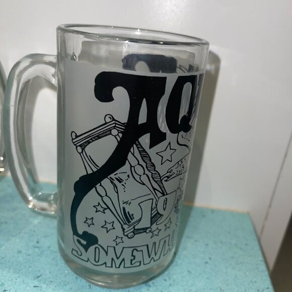 Krewe of Aquila Beer Mug Set of 4 Orleans 1983 Collectible Danny Frolich - Picture 3 of 8